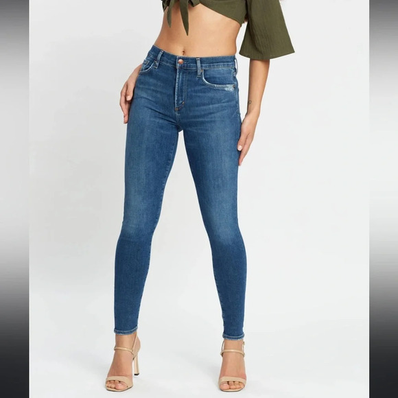 Agolde | Sophie Mid Rise Ankle Jean - Picture 1 of 12